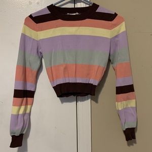 Women's small cropped sweater from Tilly's.